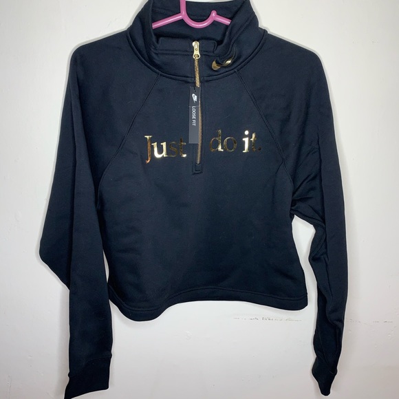 Nike Tops - Nike Womens Half-Zip Fleece Sweater